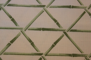 Legacy Studio Fabric-Chinoiserie Green Bamboo Lattice
